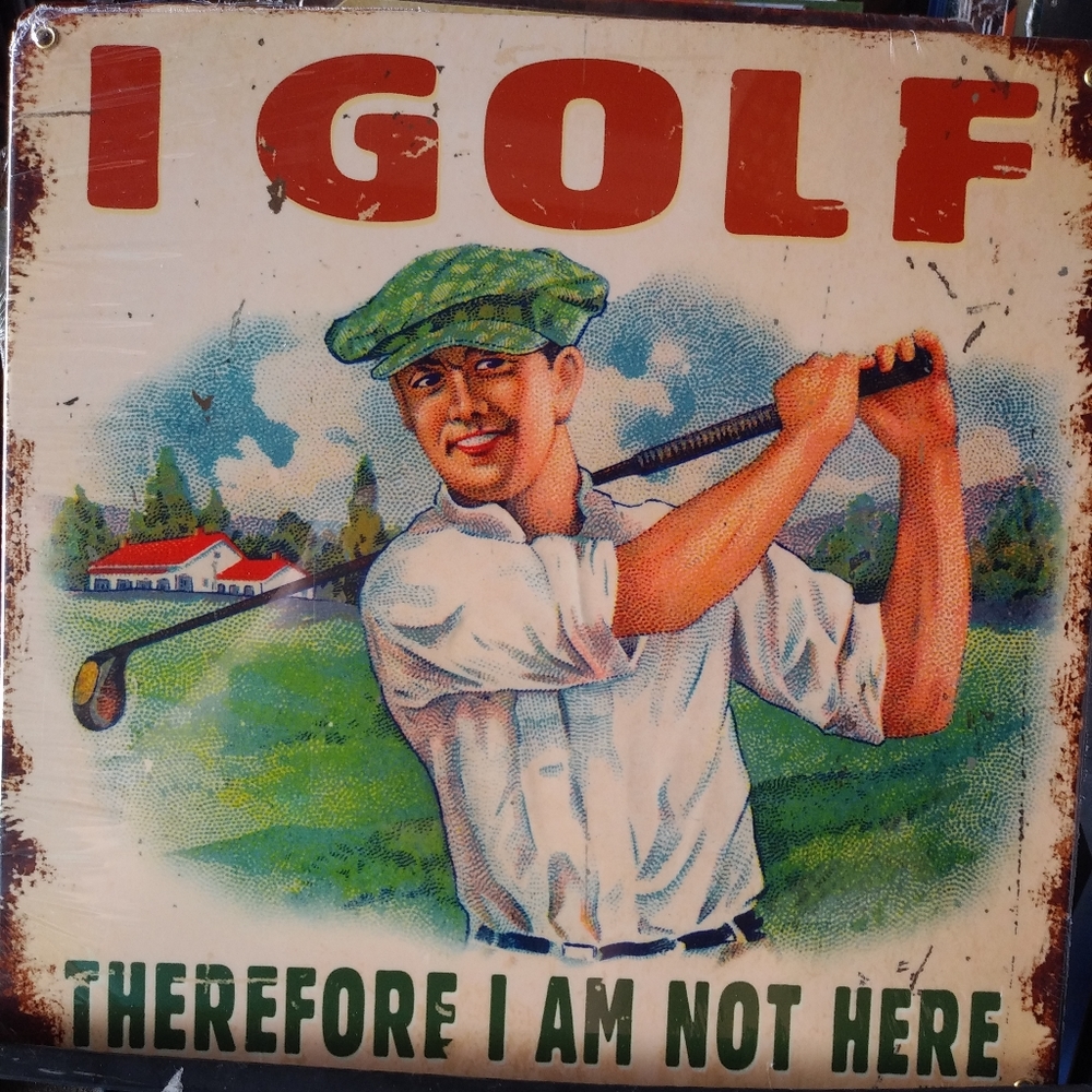 Fun Golf metal sign. 12x12